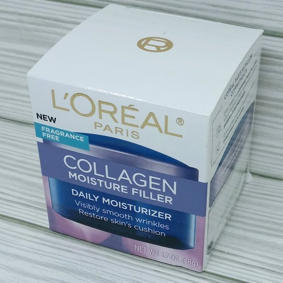 Loreal Paris Fragrance Free Collagen Moisture Filler Day/Night Cream 1.7oz - Picture 2 of 5
